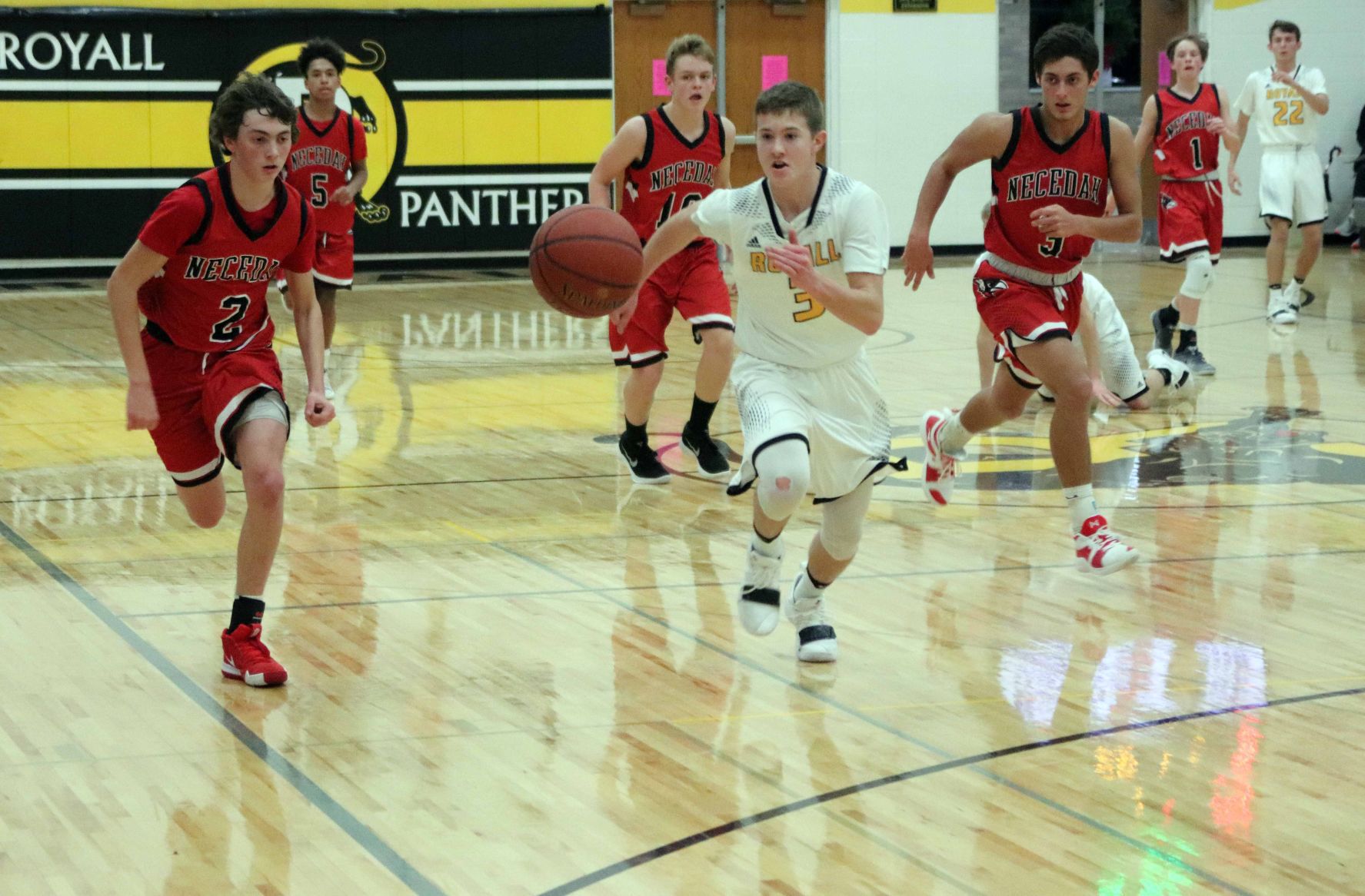 Necedah at Royall boys basketball (12/20/18)